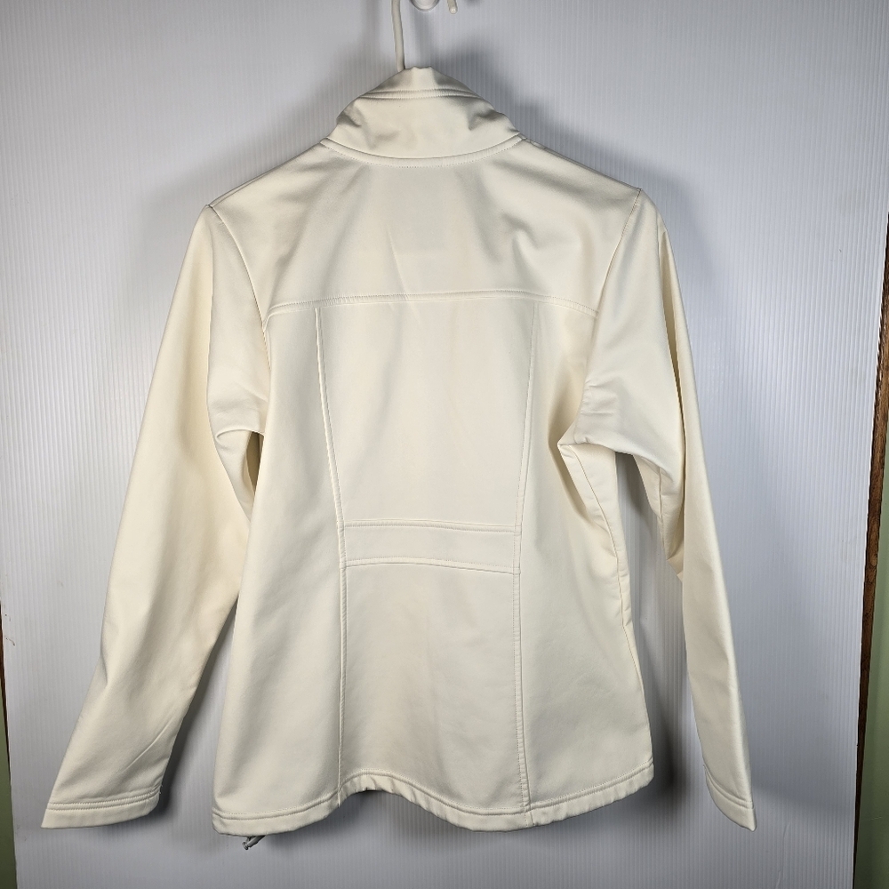 Columbia Women's Kruser Ridge Soft Shell Jacket Off White Size M Like New - Picture 2 of 13